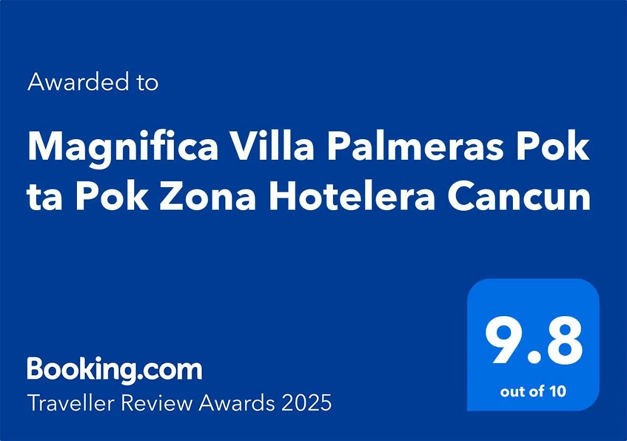 Magnifica Villa Palmeras Luxurious 4 Bedroom 6 Bds 4 Ba Private Pool Lagoon Front Super Fast Wifi Cancún